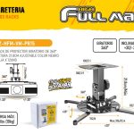 SOPORTE PROYECTOR 21.8 CM 10 KG NEGRO 360 NEGRO