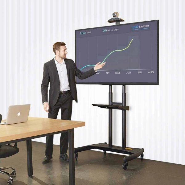 RACK PARA TV MOVIL 40" 80" - Imagen 4
