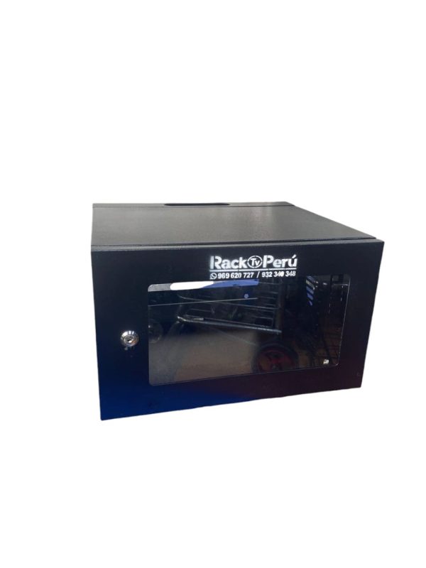 GABINETE CON VIDRIO 4RU ANCHO 53CM FONDO 40CM ALTO 21CM