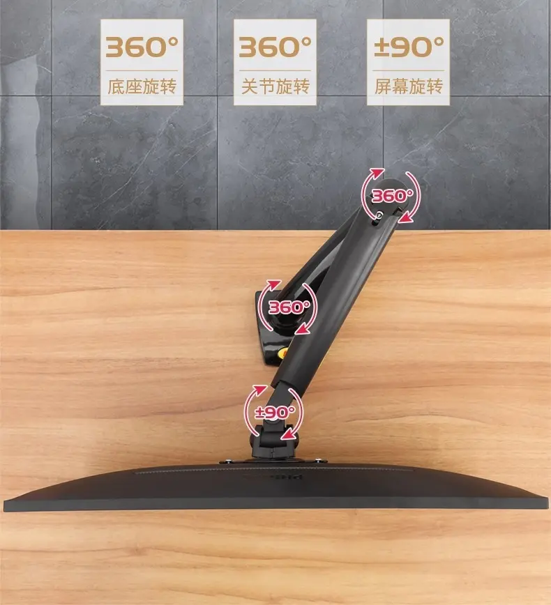 SOPORTE HIDRAULICO DE ESCRITORIO PARA MONITOR 17-30 - Imagen 4